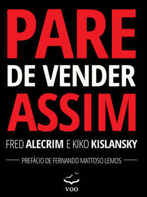 cover image of Pare de Vender Assim